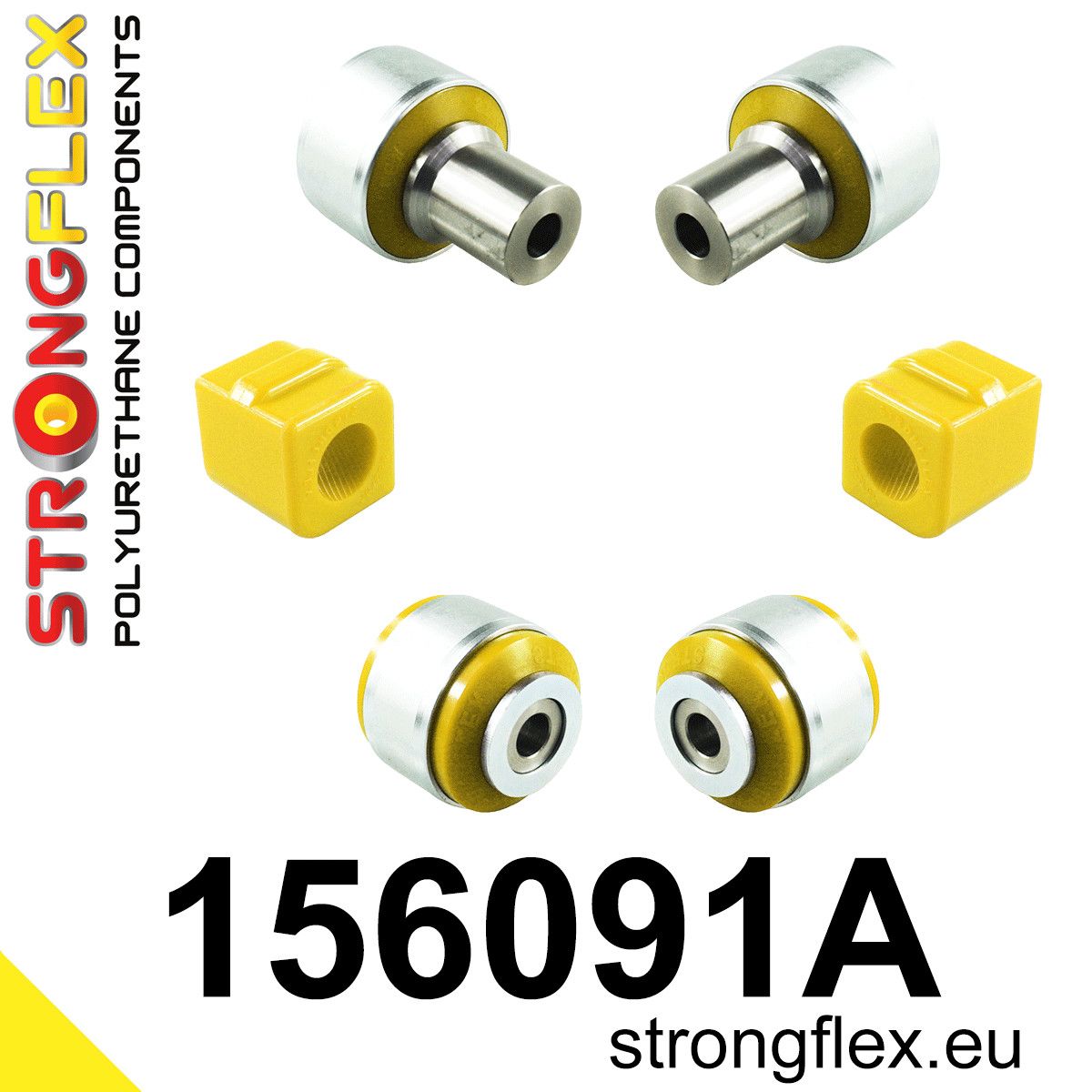 Kit bucse poliuretan Strongflex suspensie fata SPORT - Renault Twingo - 156091A