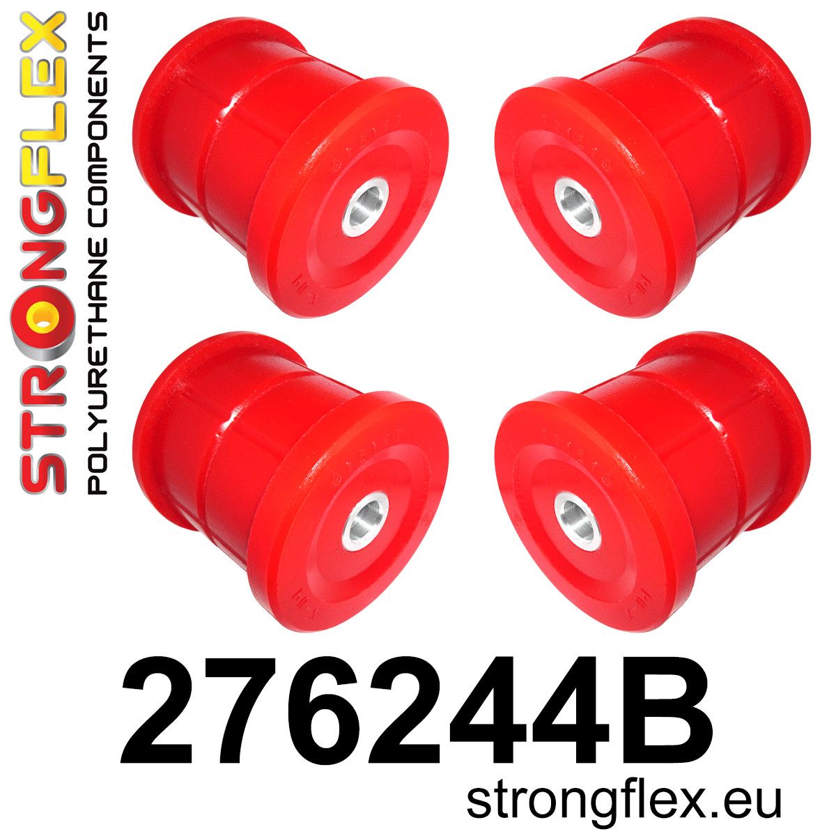 Kit bucse poliuretan Strongflex subcadru spate - Subaru Impreza, Legacy/Outback - 276244B