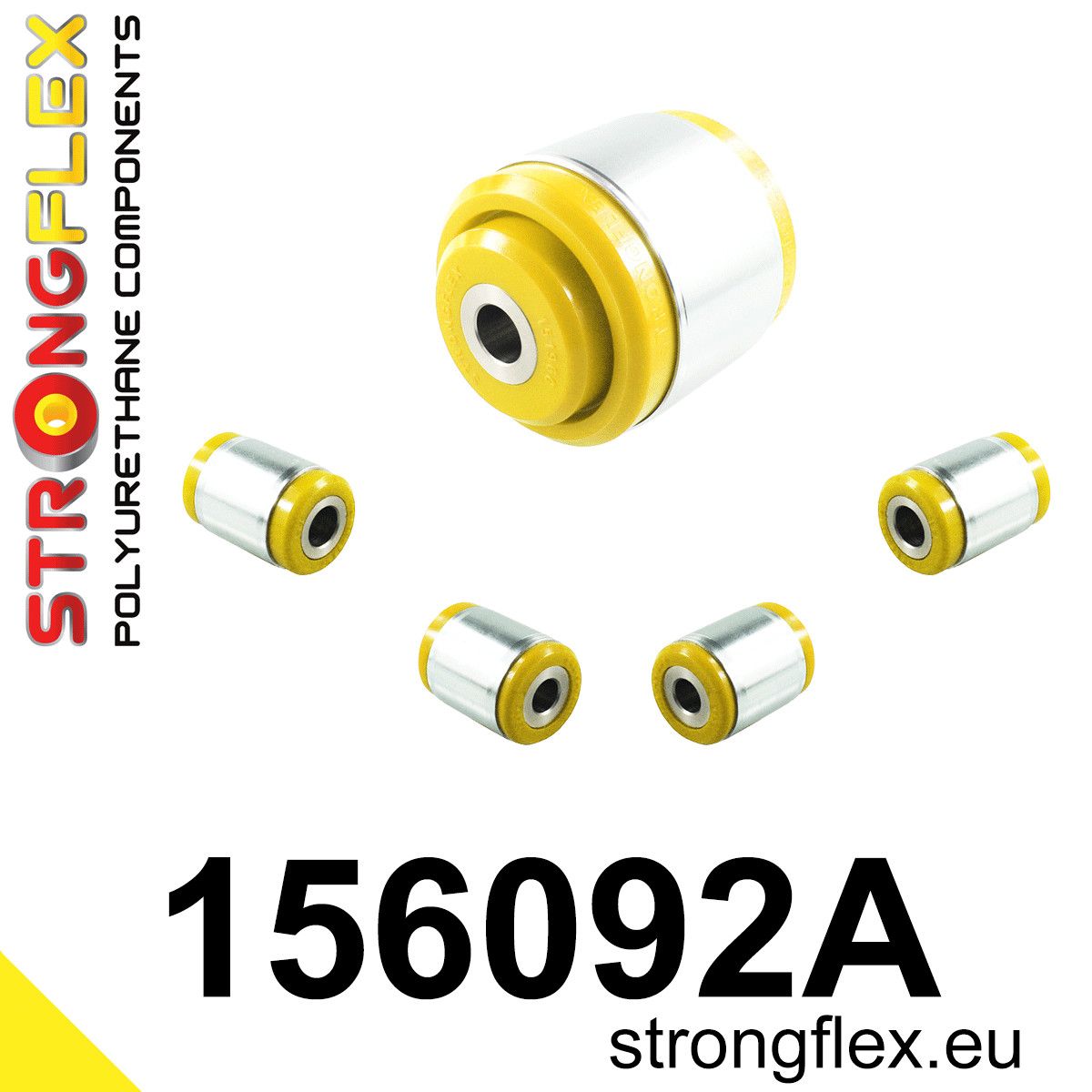 Kit bucse poliuretan Strongflex punte spate SPORT - Renault Twingo - 156092A