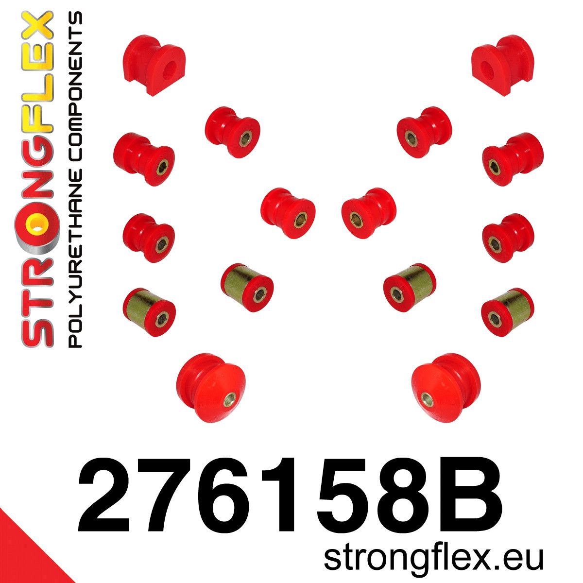 Kit bucse poliuretan Strongflex suspensie spate - Subaru Legacy/Outback - 276158B