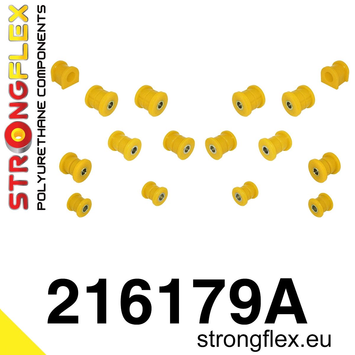 Kit bucse poliuretan Strongflex suspensie spate SPORT - Toyota Supra - 216179A