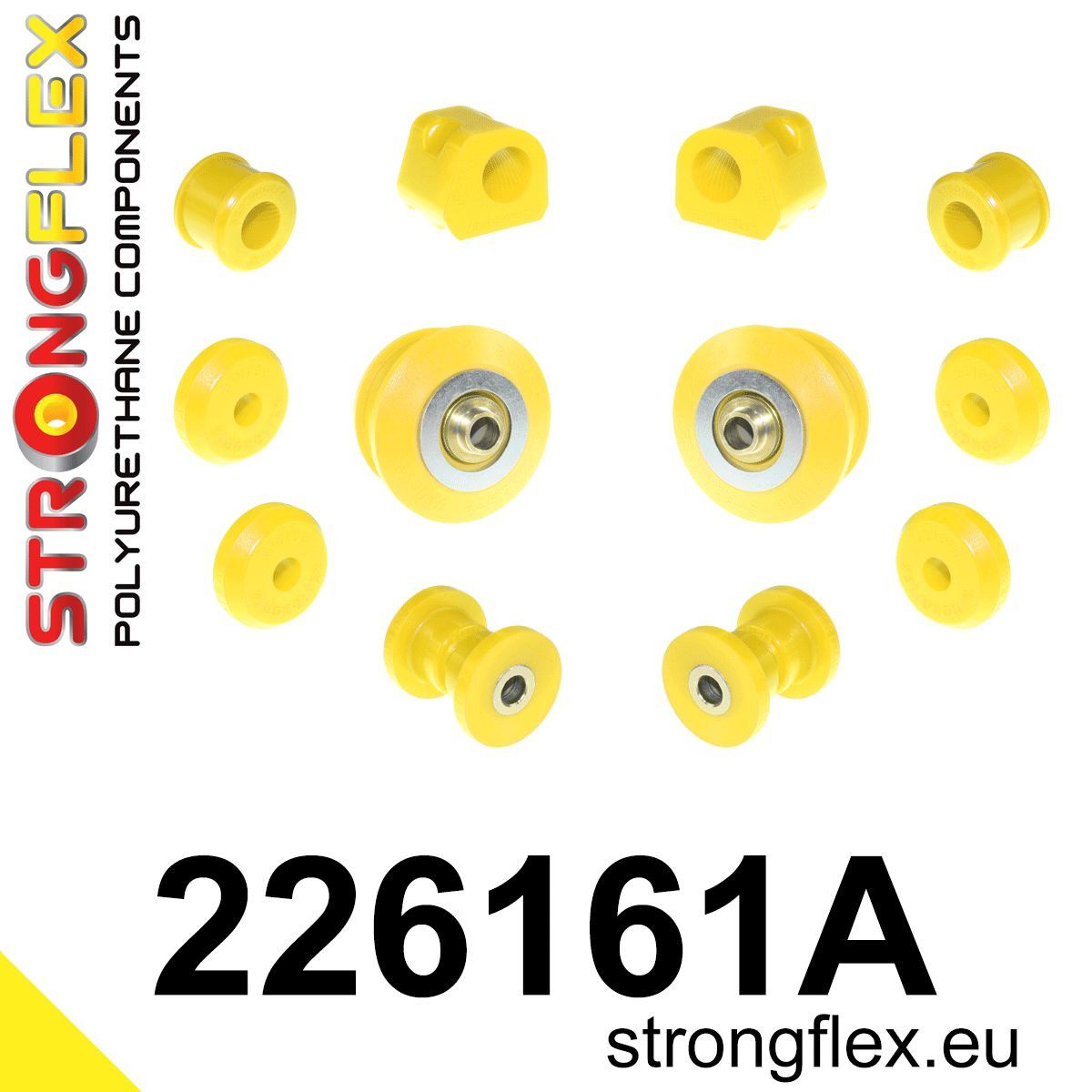 Kit bucse poliuretan Strongflex suspensie fata SPORT - Volkswagen Polo - 226161A