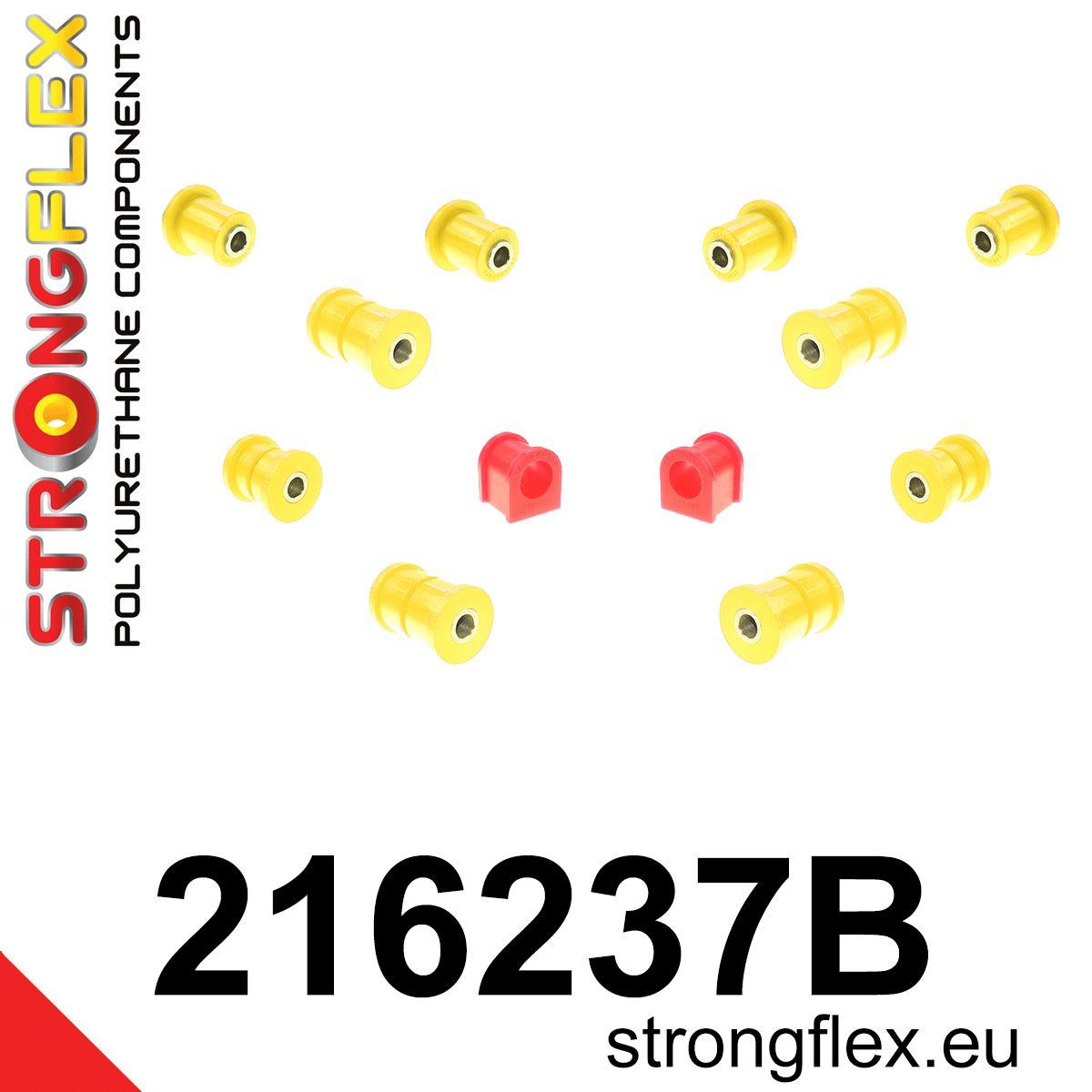 Kit bucse poliuretan Strongflex suspensie fata - Toyota Supra - 216237B