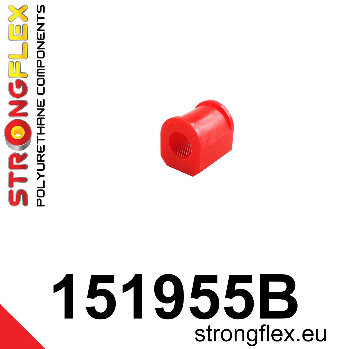 Bucsa poliuretan Strongflex bara stabilizatoare fata (39mm height) - Renault 5, Rapid / Extra / Express - 151955B