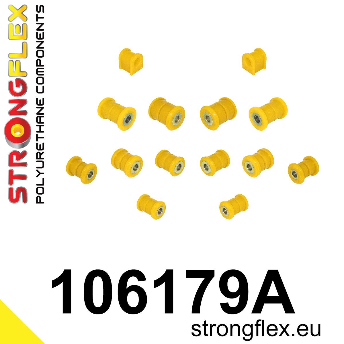 Kit bucse poliuretan Strongflex suspensie spate SPORT - Mazda MX-5 / Miata / Roadster - 106179A