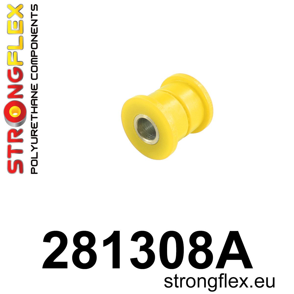 Piesa poliuretan Strongflex - exterioara brat to hub Bucsa and interioara track Bucsa brat suspensie SPORT - 281308A