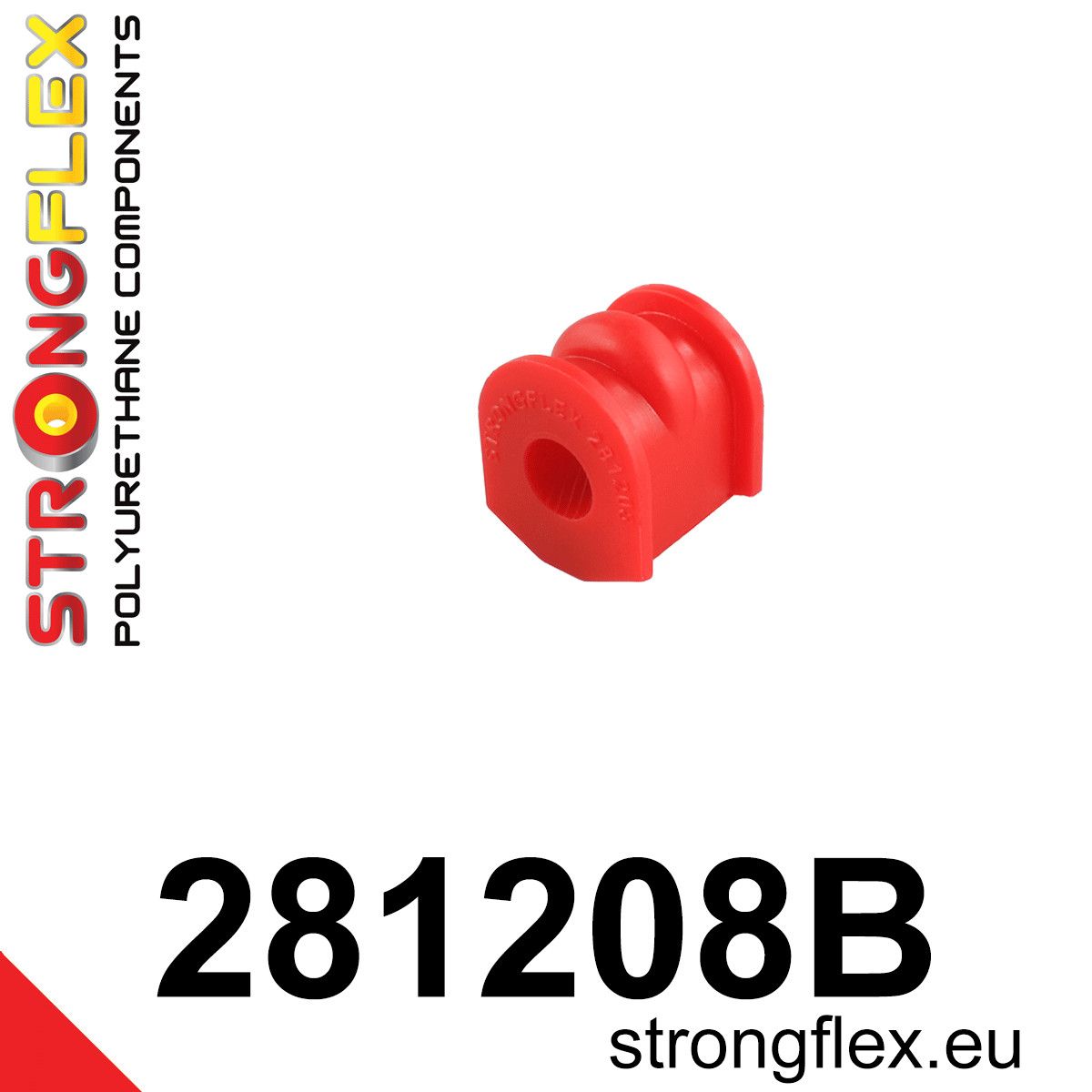 Bucsa poliuretan Strongflex bara stabilizatoare spate - Nissan Sunny / Pulsar / Sentra / Sabre - 281208B