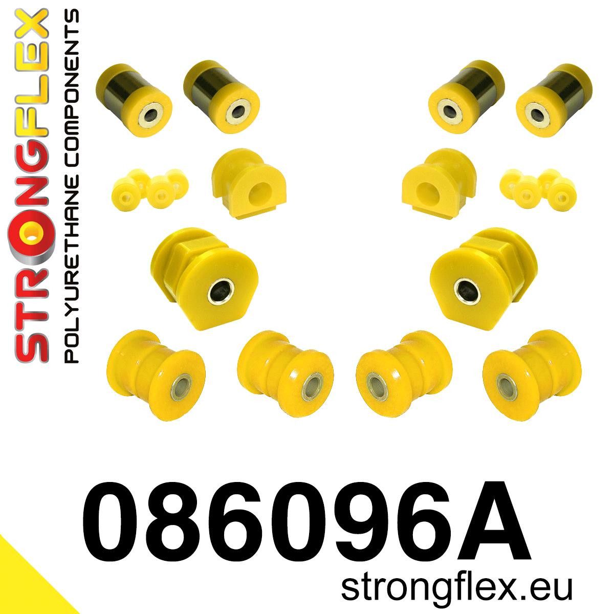 Kit bucse poliuretan Strongflex suspensie fata SPORT - Honda Civic - 086096A