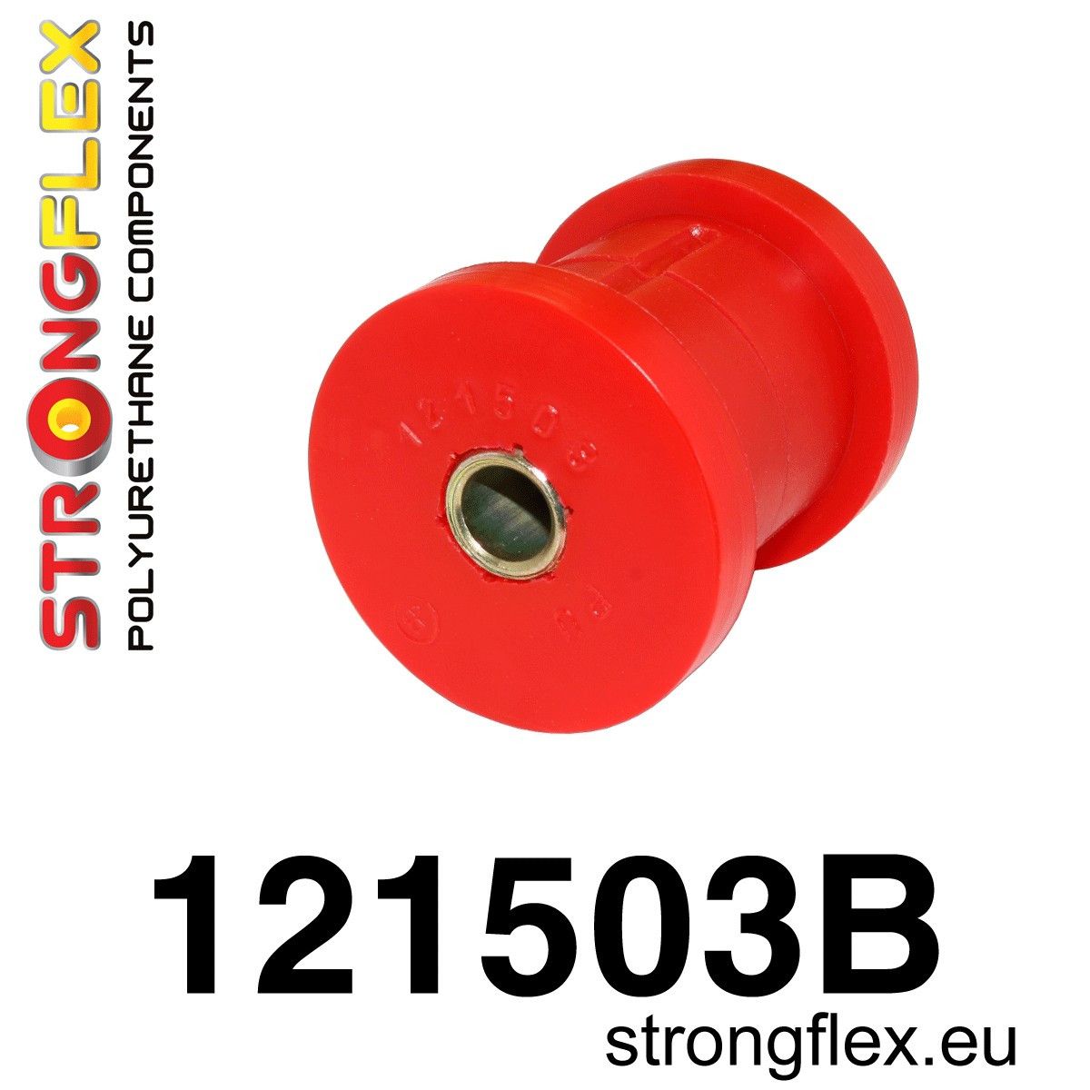Piesa poliuretan Strongflex - posterioara inferioara trailng Bucsa brat suspensie - Mitsubishi Lancer Evolution - 121503B
