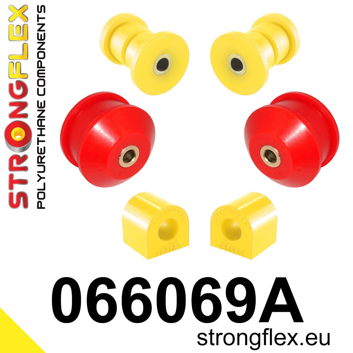 Kit bucse poliuretan Strongflex suspensie fata SPORT - Alfa Romeo Mito - 066069A