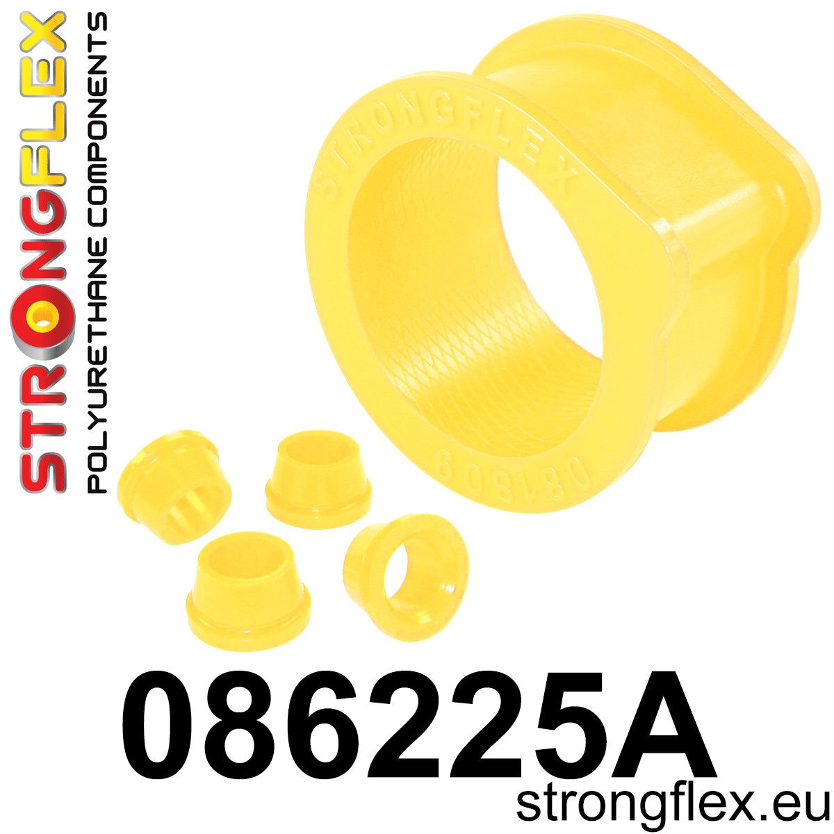 Kit bucse poliuretan Strongflex prindere caseta de directie SPORT - Honda Civic - 086225A