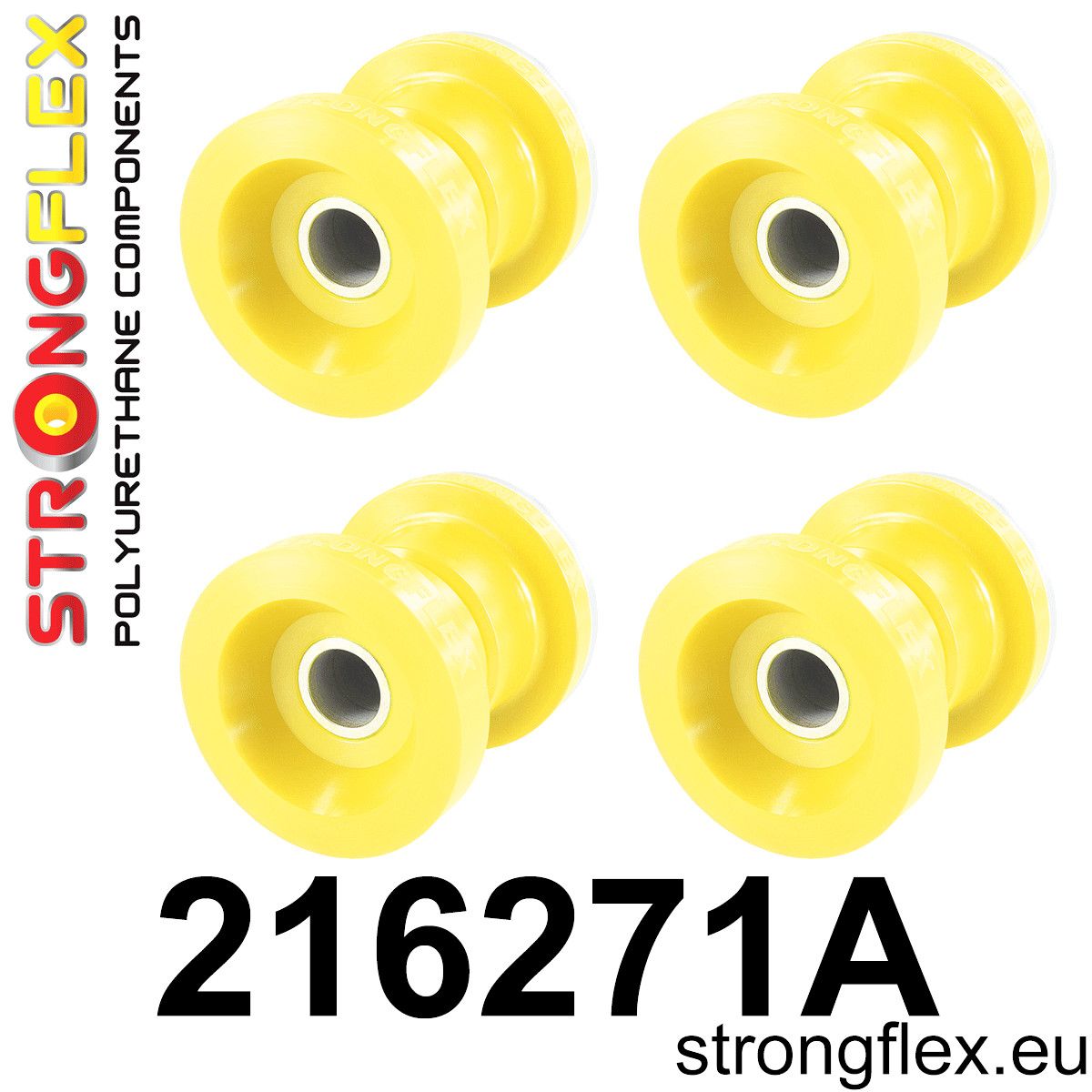 Kit bucse poliuretan Strongflex subcadru spate SPORT - Toyota Celica - 216271A