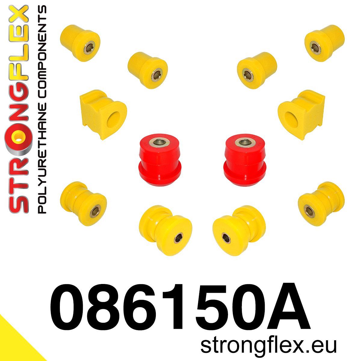 Kit bucse poliuretan Strongflex suspensie fata AP1/AP2 SPORT - Honda S2000 - 086150A