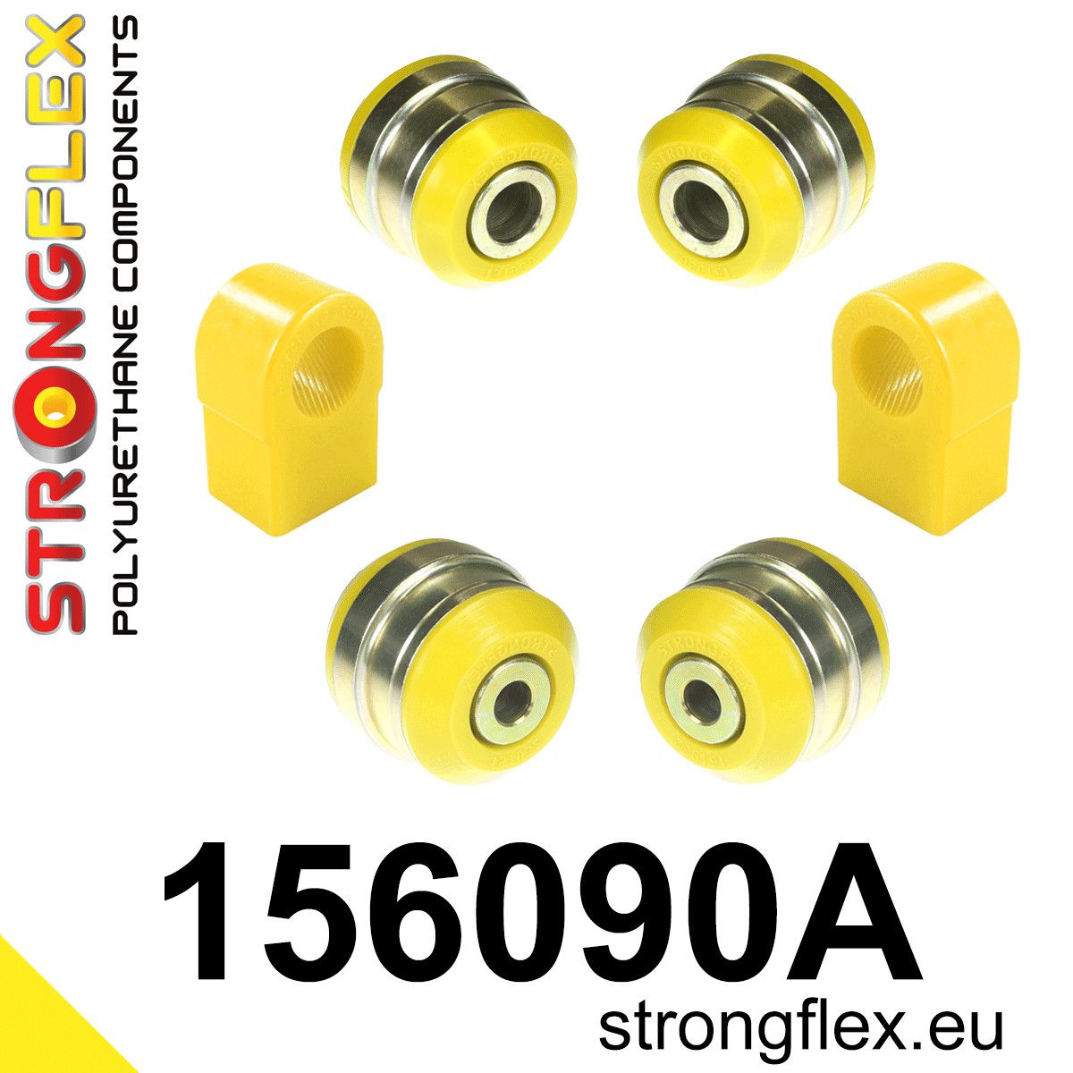 Kit bucse poliuretan Strongflex suspensie fata SPORT - Renault Clio - 156090A