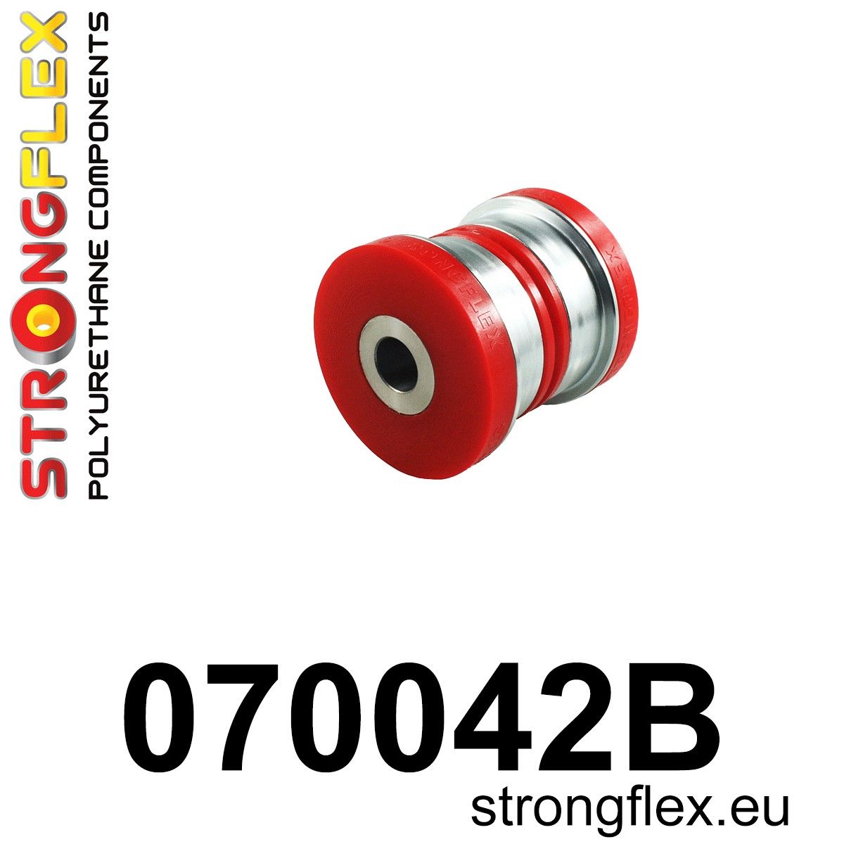 Bucsa poliuretan Strongflex frontala subcadru spate - Ford Mustang - 070042B