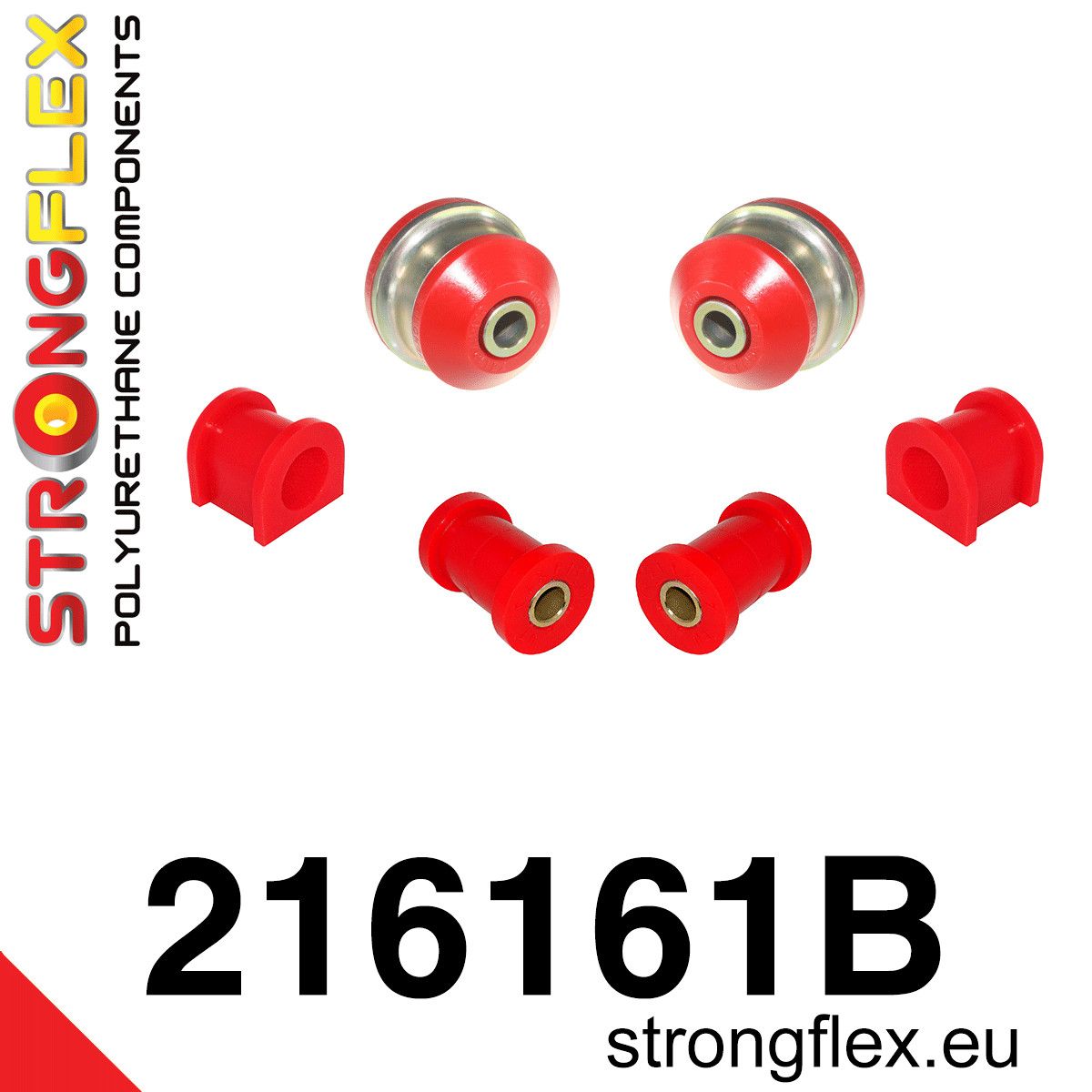 Kit bucse poliuretan Strongflex suspensie fata - Toyota Celica - 216161B