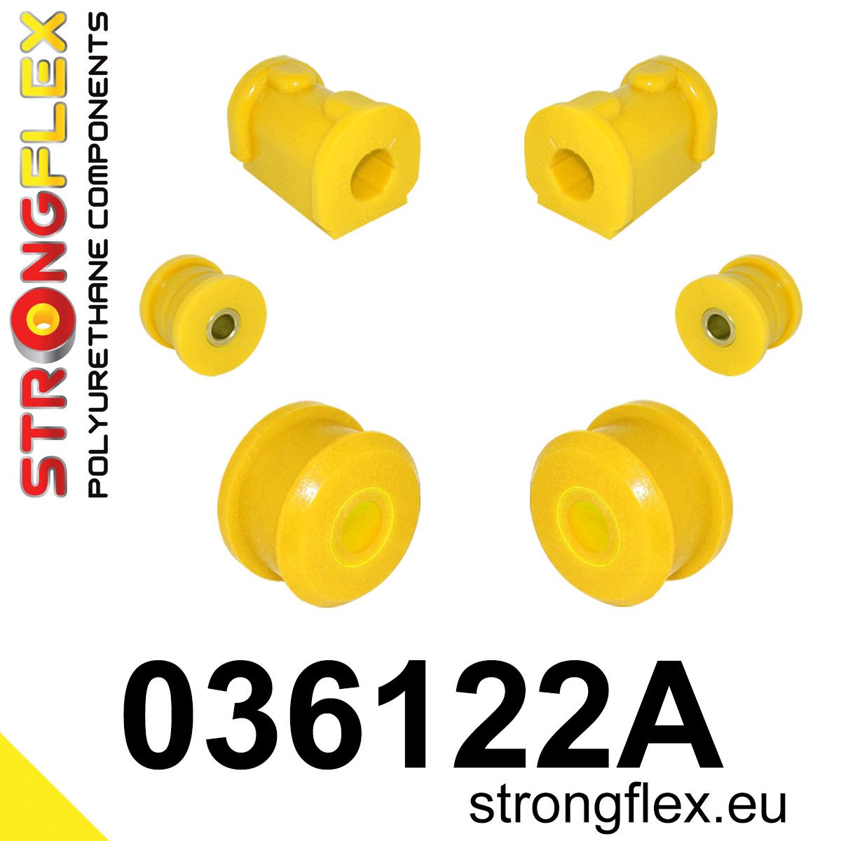 Kit bucse poliuretan Strongflex suspensie fata SPORT - BMW Seria 3, Z1 - 036122A