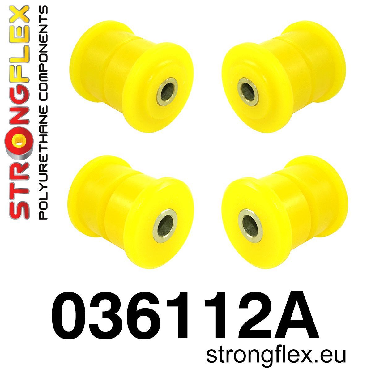 Piesa poliuretan Strongflex - posterioara inferioara trailing Bucsa brat suspensie kit SPORT - BMW Seria 5, Seria 6 - 036112A