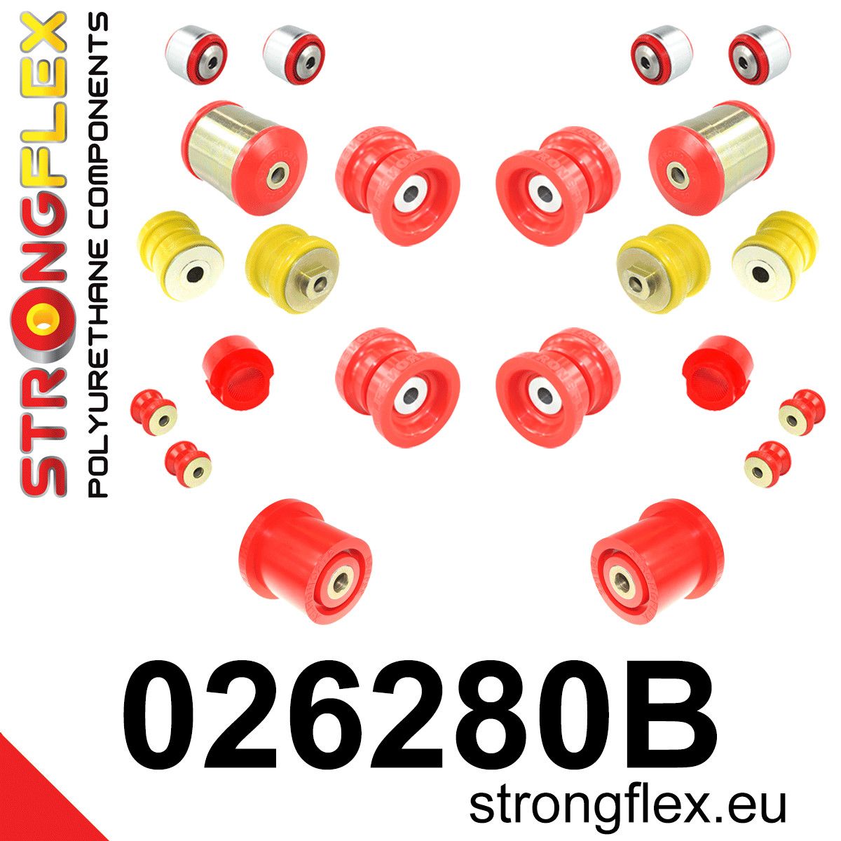 Kit complet bucse poliuretan Strongflex pentru suspensie - Volkswagen Passat - 026280B