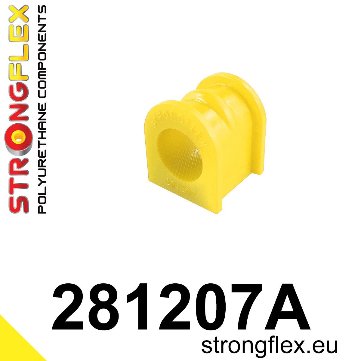 Bucsa poliuretan Strongflex bara stabilizatoare fata SPORT - Nissan Silvia / 200SX, Sunny / Pulsar / Sentra / Sabre - 281207A
