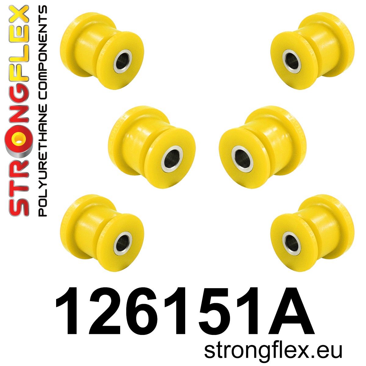 Kit bucse poliuretan Strongflex subcadru fata SPORT - Mitsubishi GTO / 3000GT - 126151A