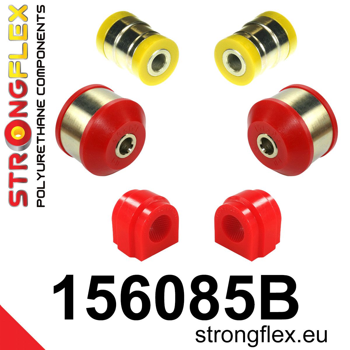 Kit bucse poliuretan Strongflex suspensie fata - Renault Clio - 156085B