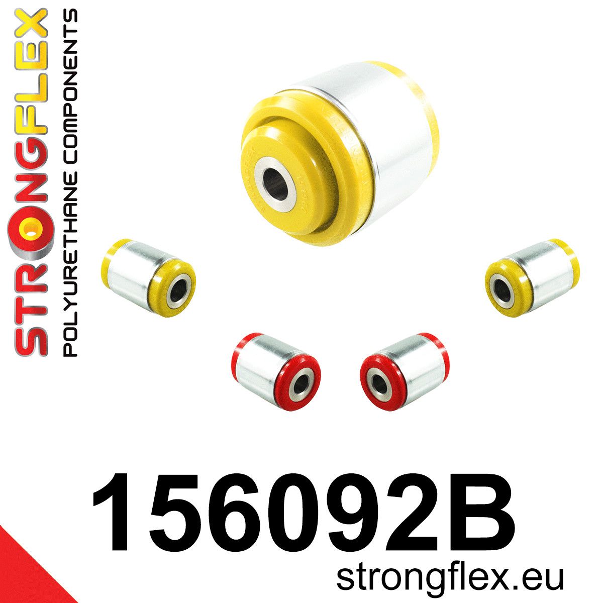 Kit bucse poliuretan Strongflex punte spate - Renault Twingo - 156092B