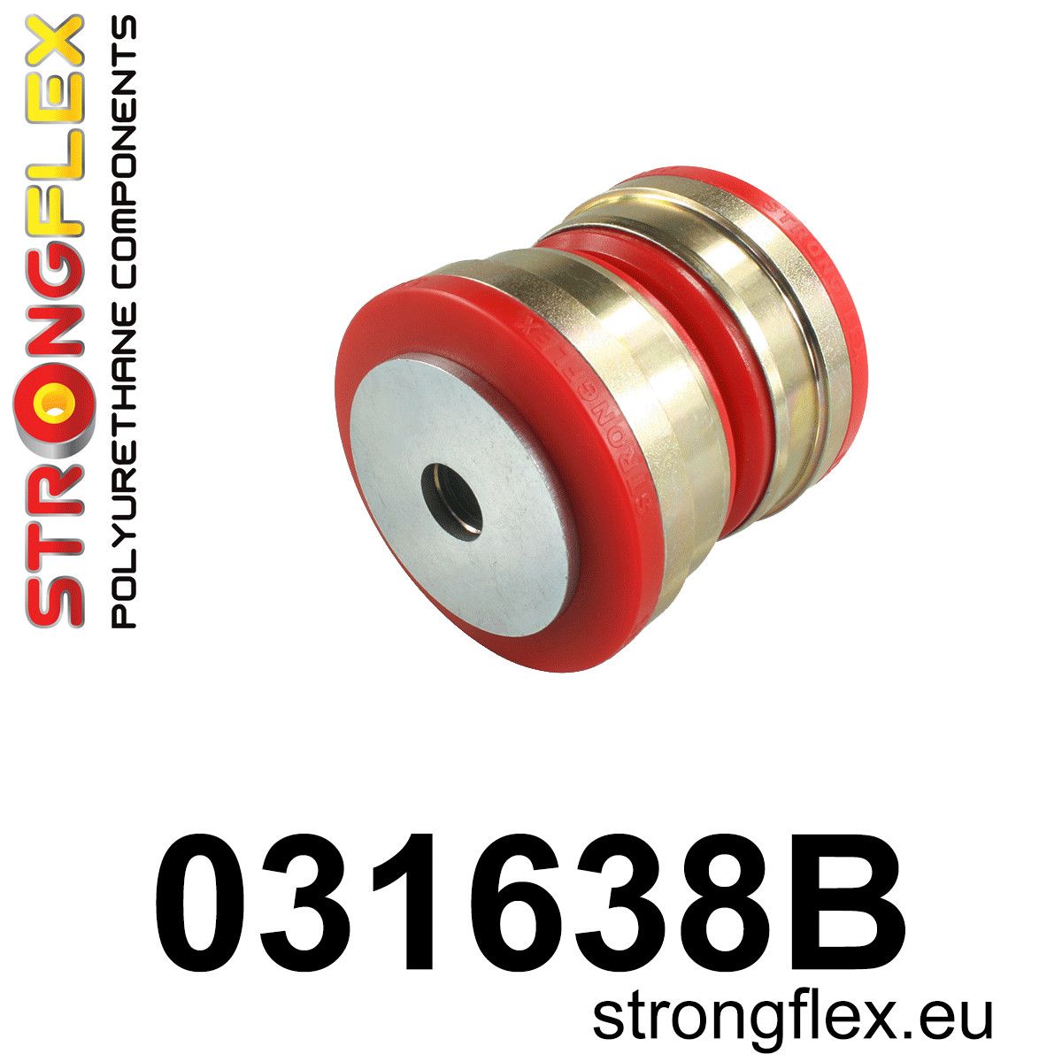 Piesa poliuretan Strongflex - frontala inferioara tie bar to chassis Bucsa 66mm - BMW Seria 5 - 031638B