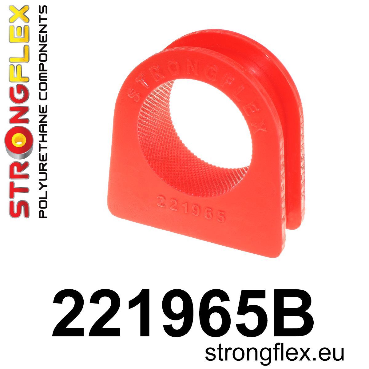 Bucsa poliuretan Strongflex prindere caseta de directie - Audi A3 / S3 / RS3, TT / TTS / TTRS / Seat Leon / Volkswagen Bora, Golf - 221965B