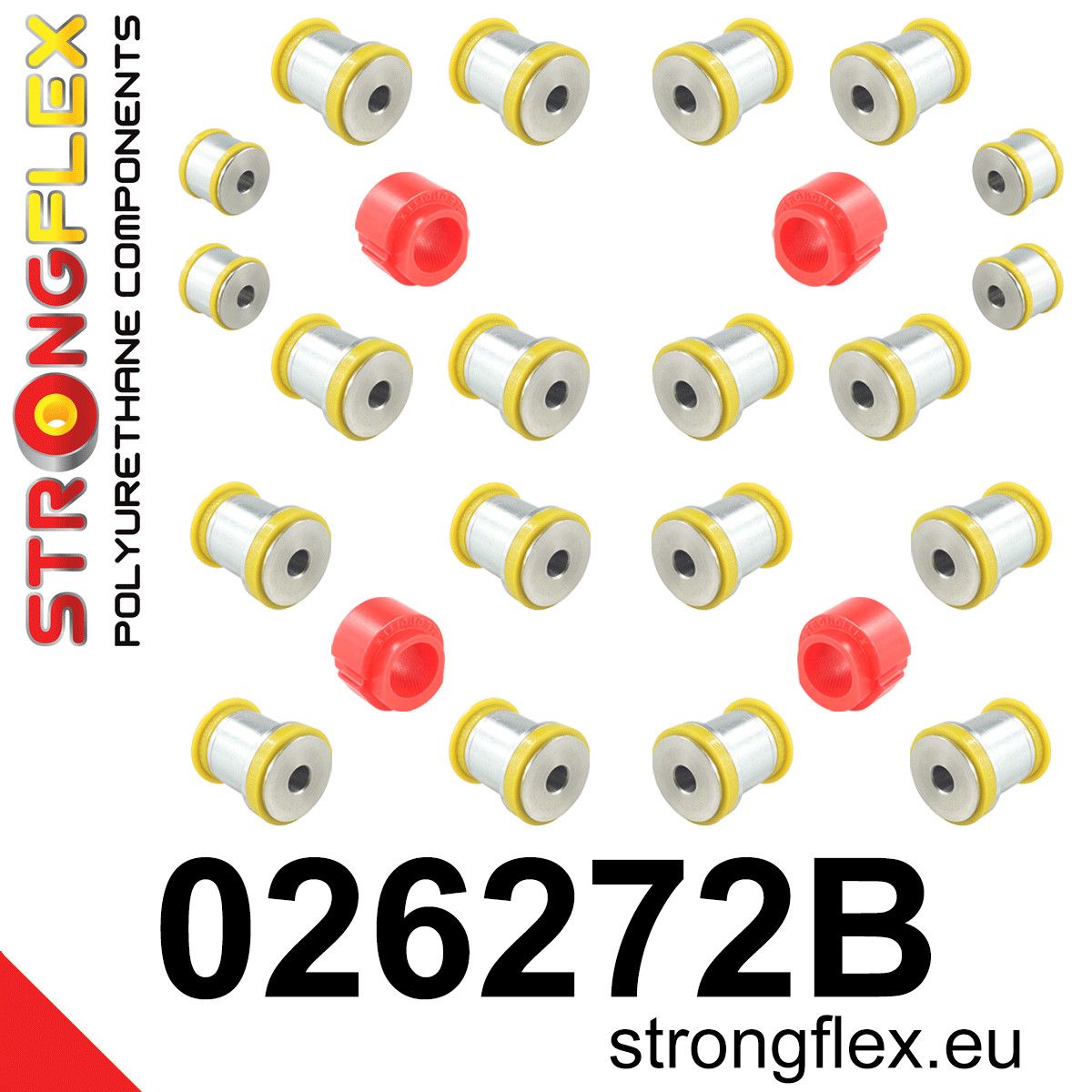 Kit bucse poliuretan Strongflex suspensie - Audi R8 - 026272B