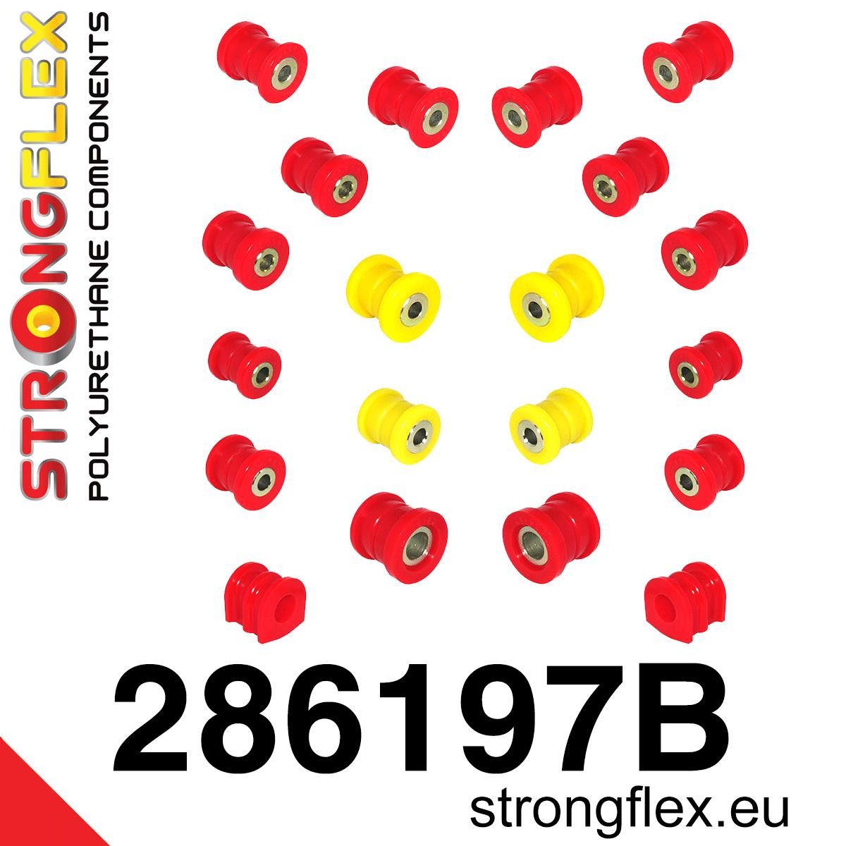 Kit bucse poliuretan Strongflex suspensie spate - Nissan 350Z - 286197B