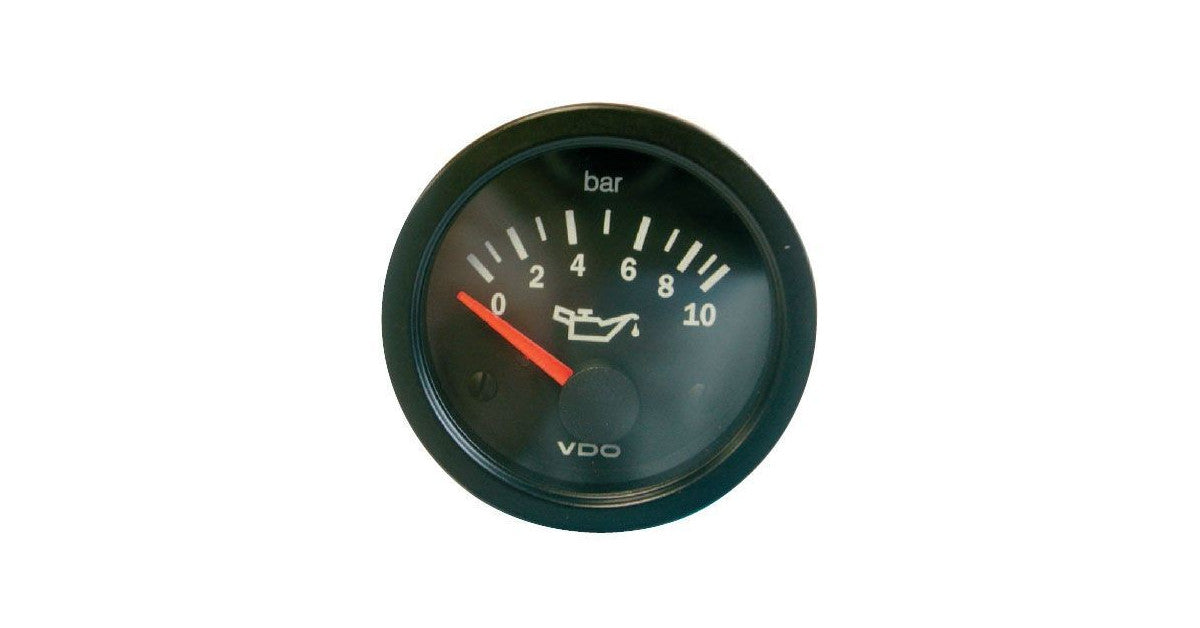 Ceas Presiune Ulei VDO VISION 52mm – (0-10 Bar)