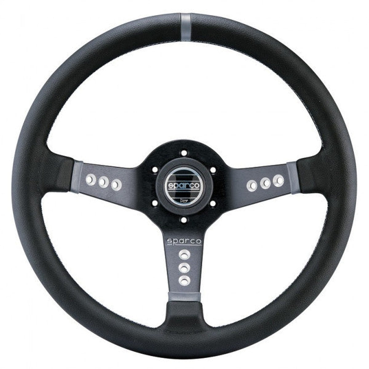 Volan Sparco L777 Piele - 350 mm, trei brate