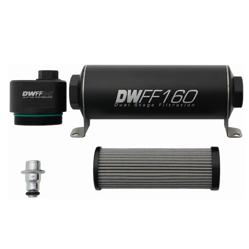 Filtru-Regulator Benzina DeatschWerks DWFFR-X 160 mm - 10 microni