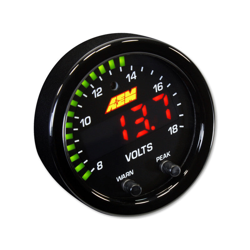 Ceas Voltmetru AEM X-Series 52mm - 8-18 V
