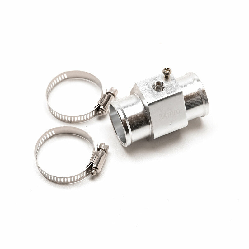 Adaptor Sonda Temperatura Apa Let's Race - Furtun 26-42 mm, Filet 1/8 NPT #Culoare_Gri