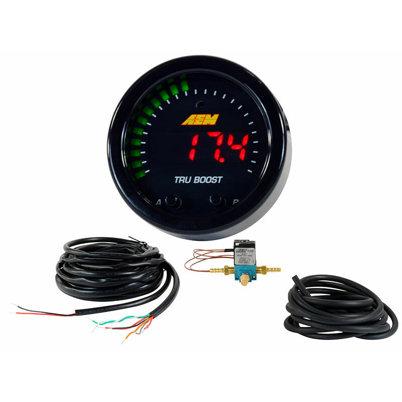 Controller Boost Electronic AEM Tru-BoostX 52mm - pana la 5.5 bar