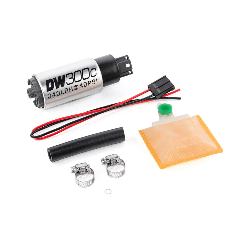 Pompa Benzina DeatschWerks DW300C 340 L/h E85 cu kit montaj universal