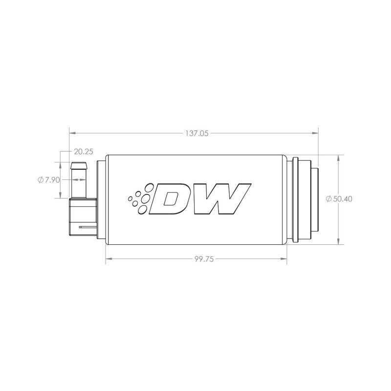Pompa Benzina DeatschWerks DW340v 340 L/h E85 - Volkswagen & Audi 1.8T FWD