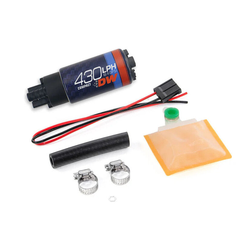 Pompa Benzina DeatschWerks DW430C 430 L/h E85 cu kit montaj universal