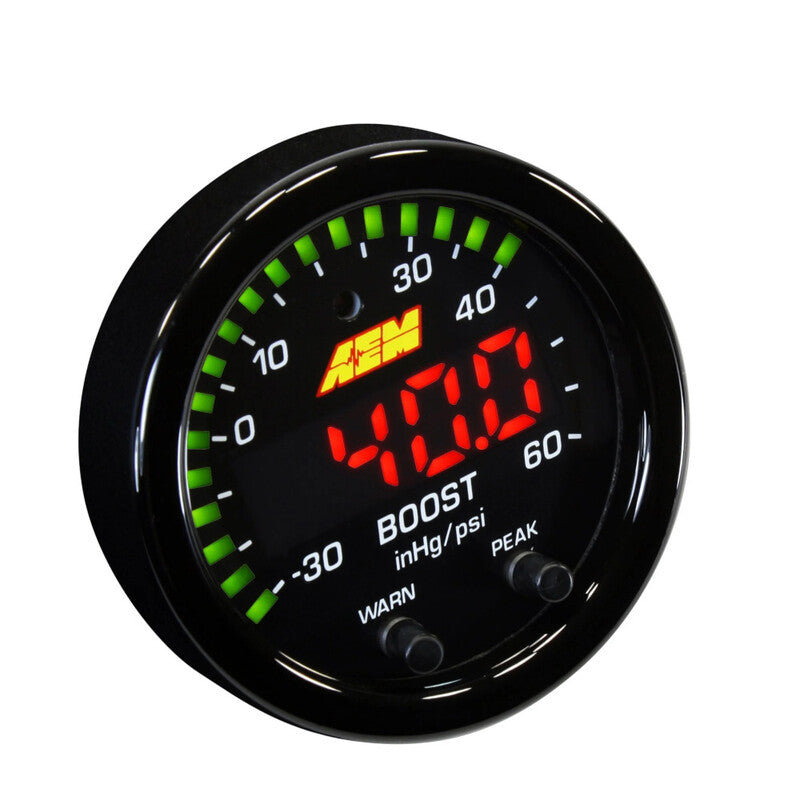 Ceas Presiune Turbo AEM X-Series 52mm - -1 la 4 bar
