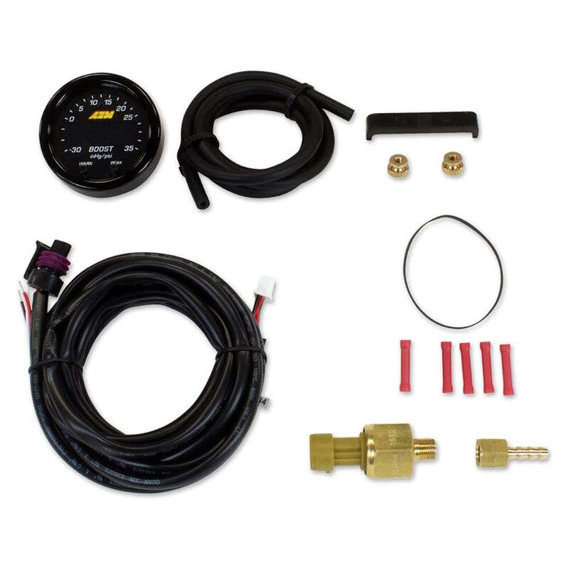 Ceas Presiune Turbo AEM X-Series 52mm - -1 la 4 bar