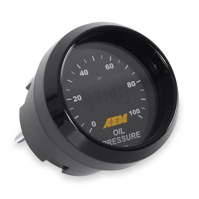 Ceas Presiune Ulei si Benzina AEM Classic 52mm - 0-100 psi