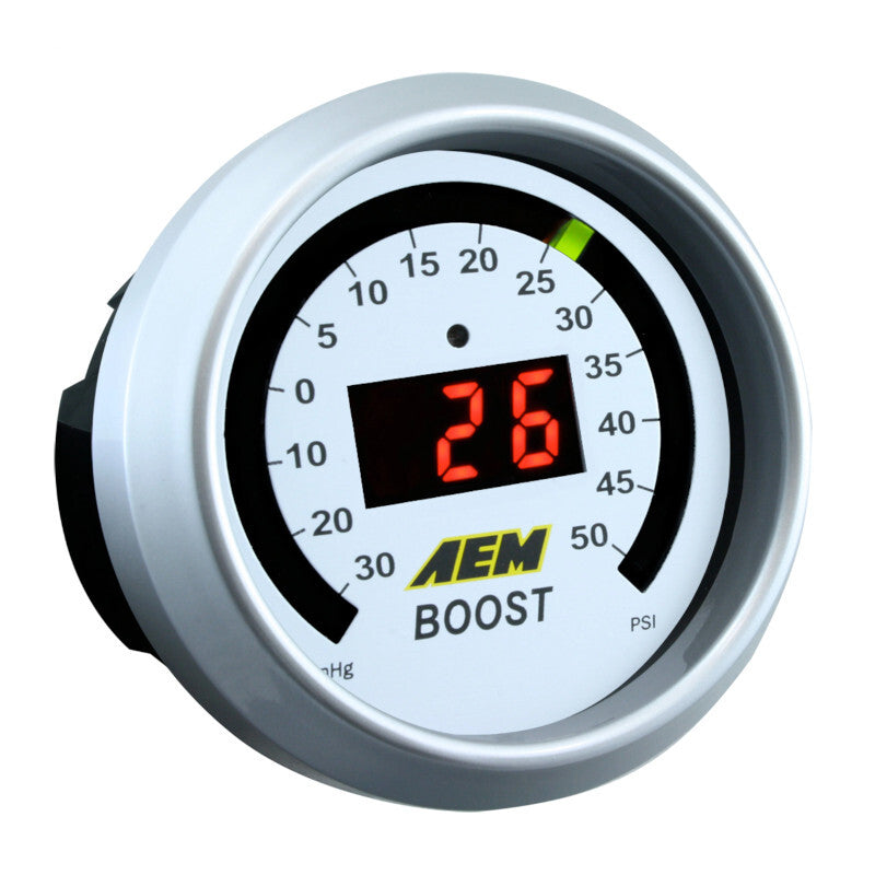Ceas Presiune Turbo AEM Classic 52mm - -35 la 35 psi