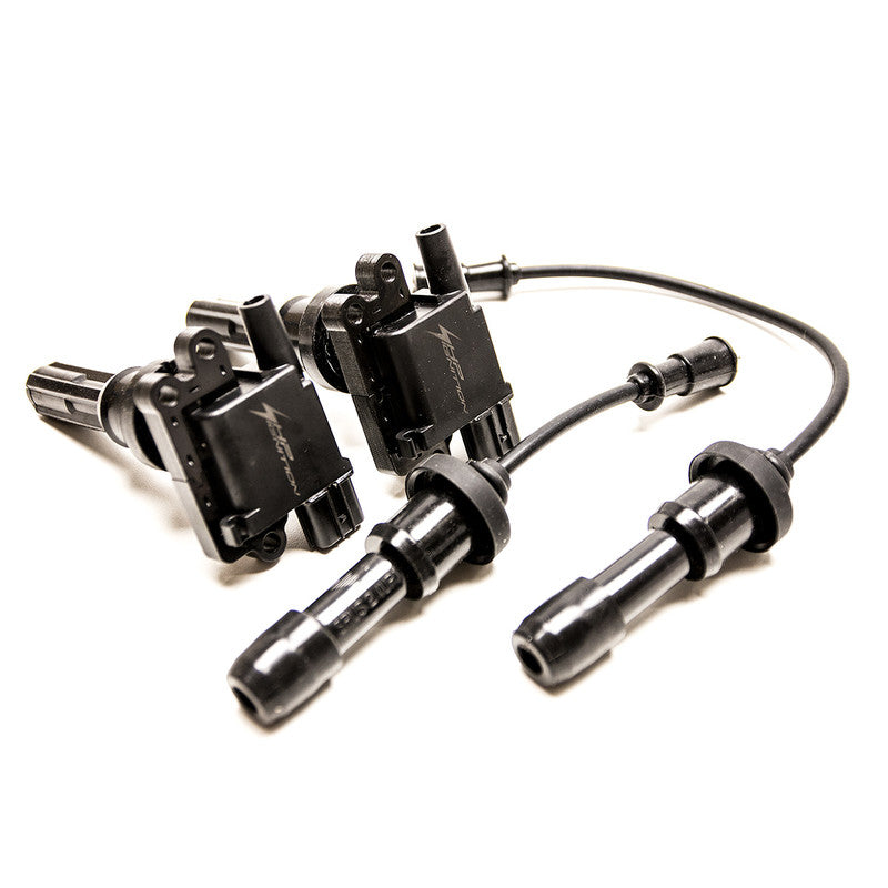 Set 2 Bobine Aprindere Ranforsate HP Ignition - Mitsubishi Lancer Evo 4-9 4G63T, cu fise