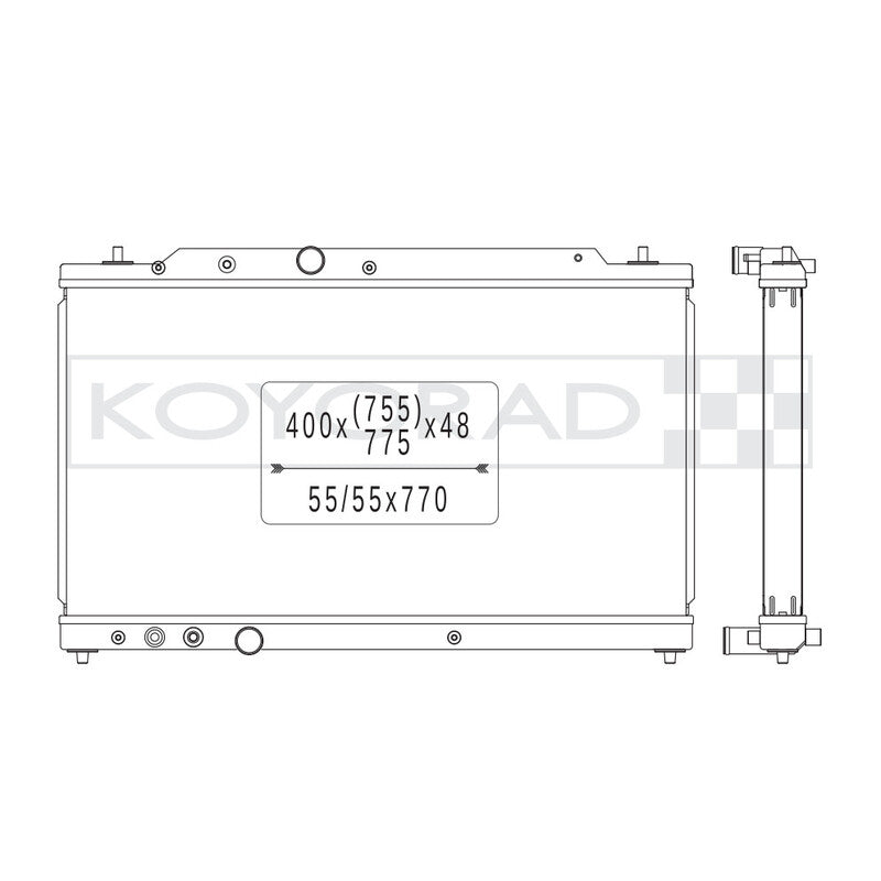 Radiator Aluminiu Koyorad - Honda Civic Type R FL5 (2022+)