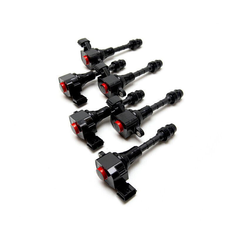Set 6 Bobine Aprindere Ranforsate cu LED de Diagnoza HP Ignition - Nissan Frontier 2.5 QR25DE (05-19)